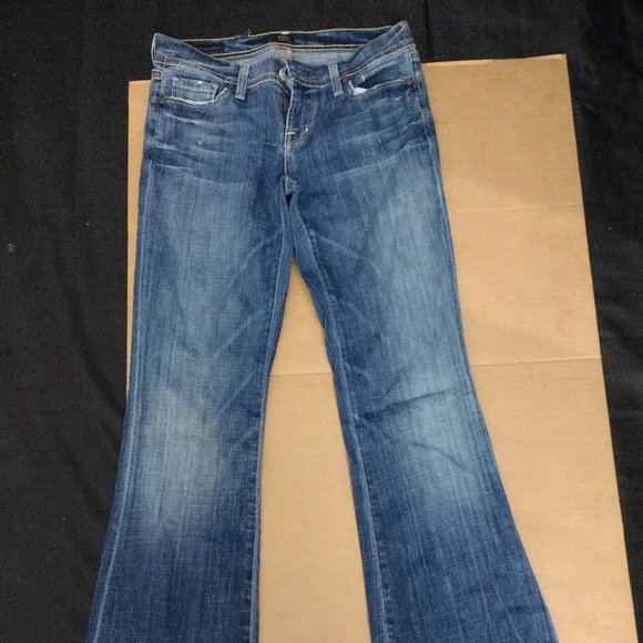 Citizens of Humanity Ingrid Low Waist Flare Stretch Denim Jeans Size 26 NWOT - Picture 1 of 6